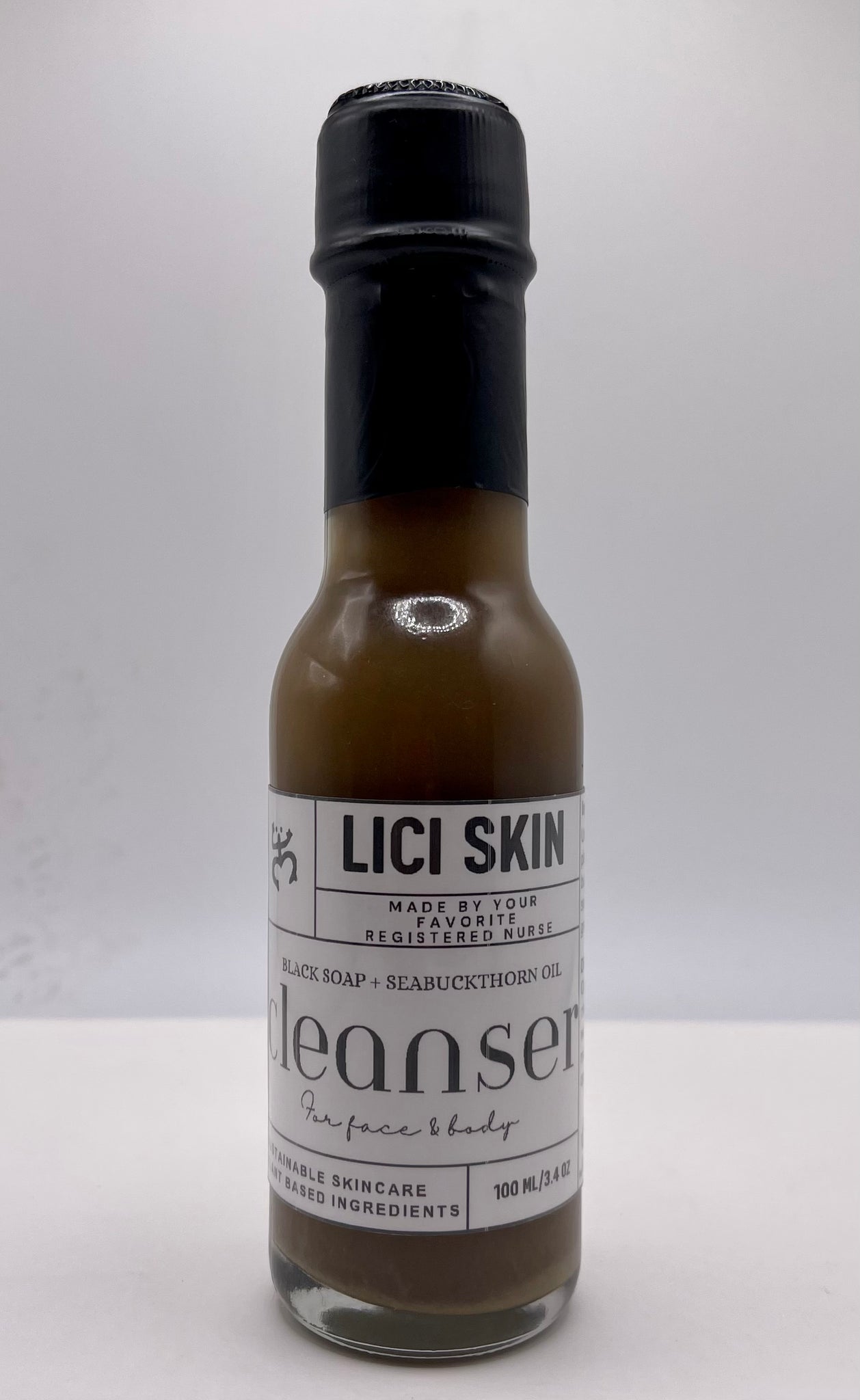 Black soap cleanser